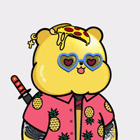 Pizza Gold GIF by Kanpai Pandas