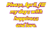 Happy April Sticker by OpticalArtInc.