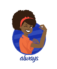 woman Sticker by Always Brasil