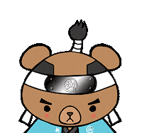 Bear Shock Sticker by Shin-Sen-Gumi