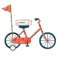 Illustration Deliver Sticker by Bundleboon