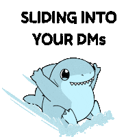 Shark Sticker by Ordinary Frends