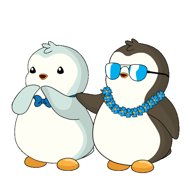 Happy Clap Sticker by Pudgy Penguins