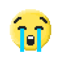 Sad T-T Sticker by R74n