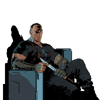 Knife Threat Sticker by Cyberpunk 2077