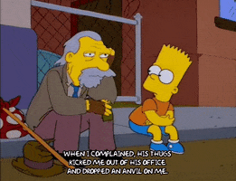 homer simpson hobo GIF