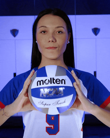 Depaul University Volleyball GIF by DePaul Blue Demons