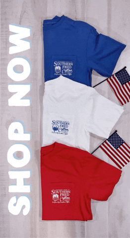 america flag GIF by Southern Fried Cotton
