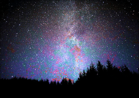 sky galaxy GIF