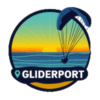 La Jolla Paragliding Sticker by UC San Diego