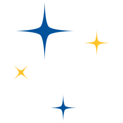 Blue And Gold Sticker by Angelo State University