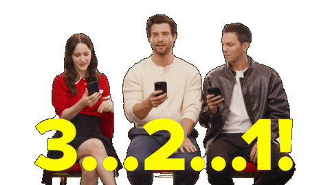 Counting Down Nicholas Hoult Sticker by BuzzFeed