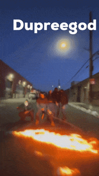 Kanye West Fire GIF by dupreegod