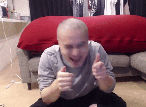 Gamer Bold Head GIF