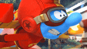 The Smurfs Running GIF by Nickelodeon