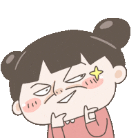 Girl Face Sticker by chuchumei