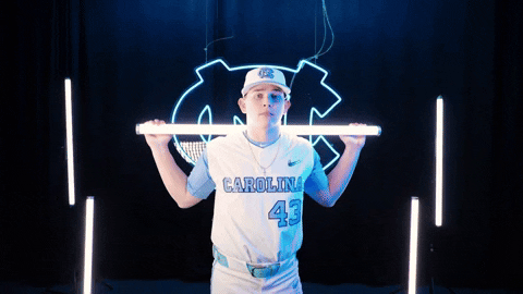 North Carolina Baseball GIF by UNC Tar Heels