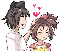 Head Pat Couple Sticker by Jin