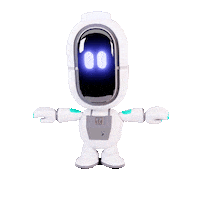 Splitbot happy dance dancing robot Sticker