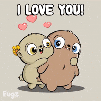 I Love You Hug GIF by Fugz Official