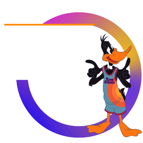 Daffy Duck Space Sticker by CNLA