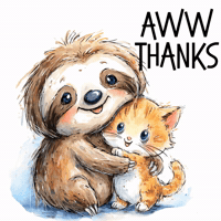 Cat Thank You GIF