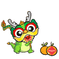 Chinese New Year Dragon Sticker by spritzer