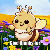 Flower Thanks GIF by Beelightened