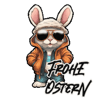 Easter Bunny Sticker by hashtagvector
