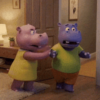 Boo Pushing Away GIF