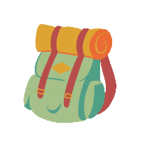 Hiking Camping Sticker by SlugBugg