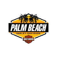 Palm Beach Hd Sticker by Jet City Harley Davidson