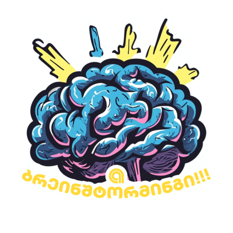 Brainstorming Sticker by Adjarabetcom