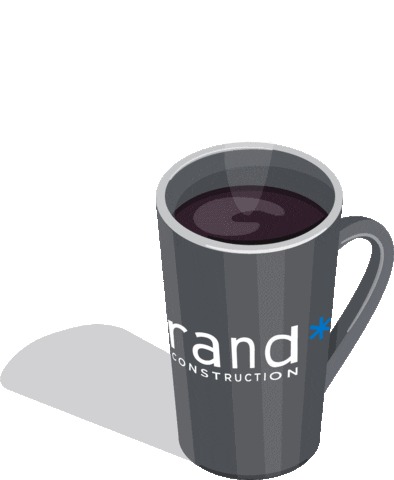 Coffee Mug Sticker by rand*  Marketing