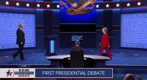debate shake GIF by Election 2016