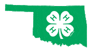 oklahomafourh oklahoma clover 4h 4-h Sticker