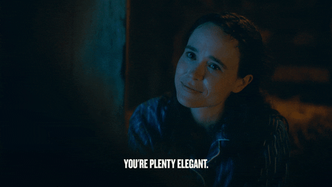 Ellen Page Aidan Gallagher GIF by The Umbrella Academy
