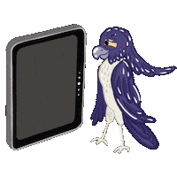 School Bird Sticker