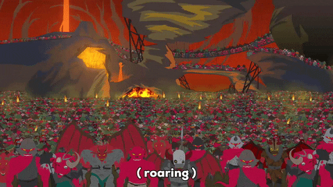 excited cheering GIF by South Park 