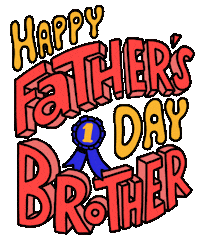 Fathers Day Brother Sticker by Holidays
