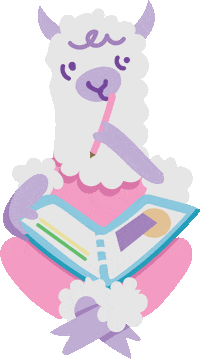 Go Wild Llama Sticker by Krissyanne Designs