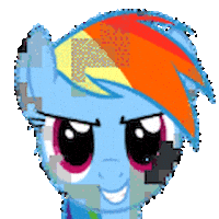 rainbow image STICKER