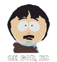 Oh God No Sticker by South Park