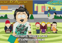 shopping bags GIF by South Park 