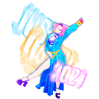 Attitude Dancing Sticker by Just  Dance