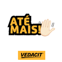 Vedacit bye bye construcao amarelo inovacao Sticker