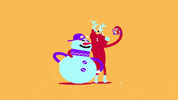 OKOO_FRANCETV happy fun christmas friends GIF