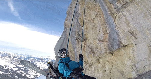 Ski Mountains GIF by Glacier 3000