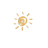 Naaxela sun doodle naaxela Sticker