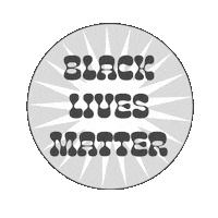 Proud Black Lives Matter Sticker by Haloscoop